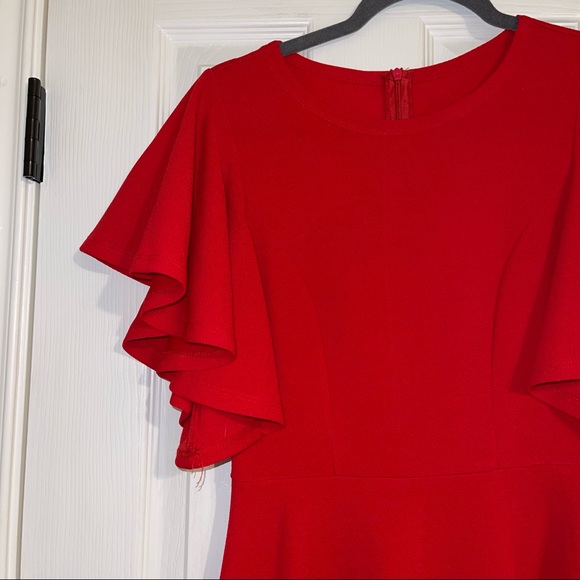 Red Cocktail Recruitment Dress - Picture 6 of 11